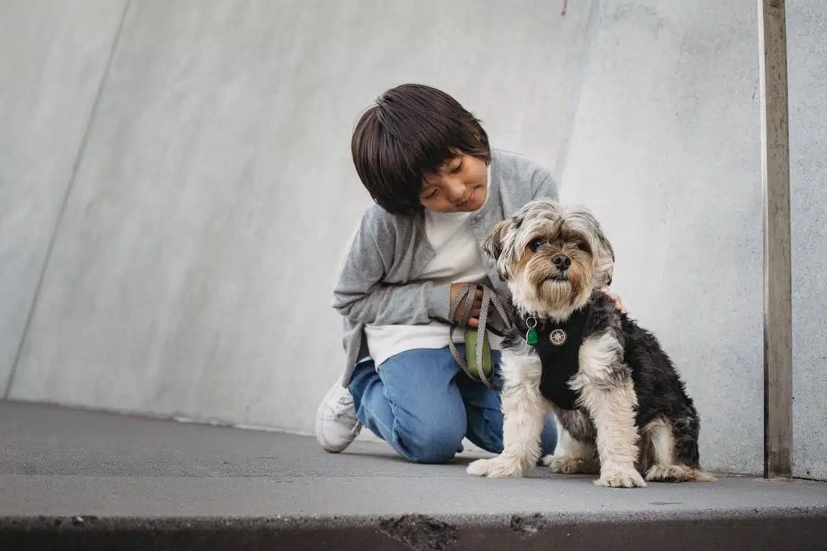 chien enfant