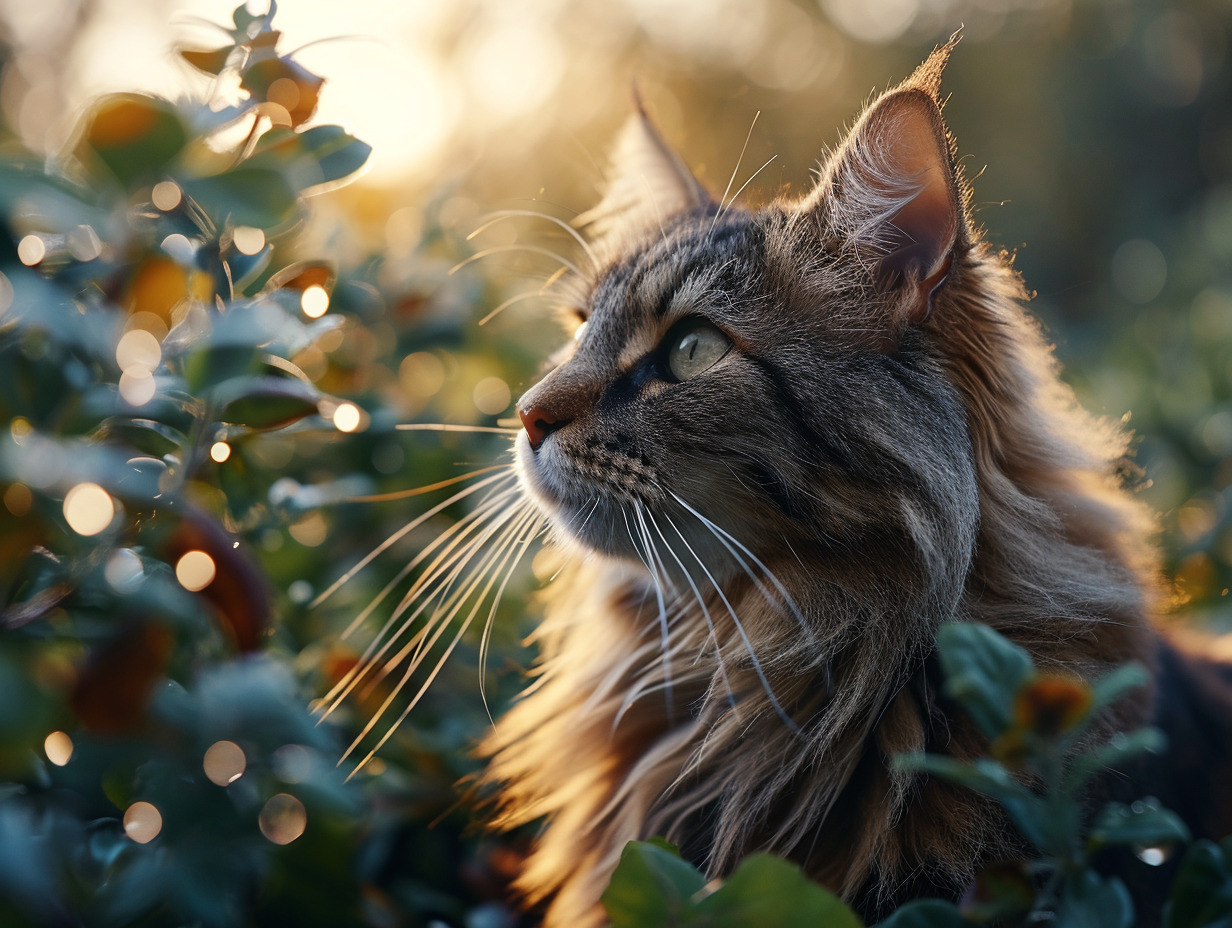 chat moustache