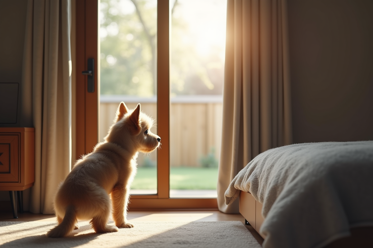chien solitude