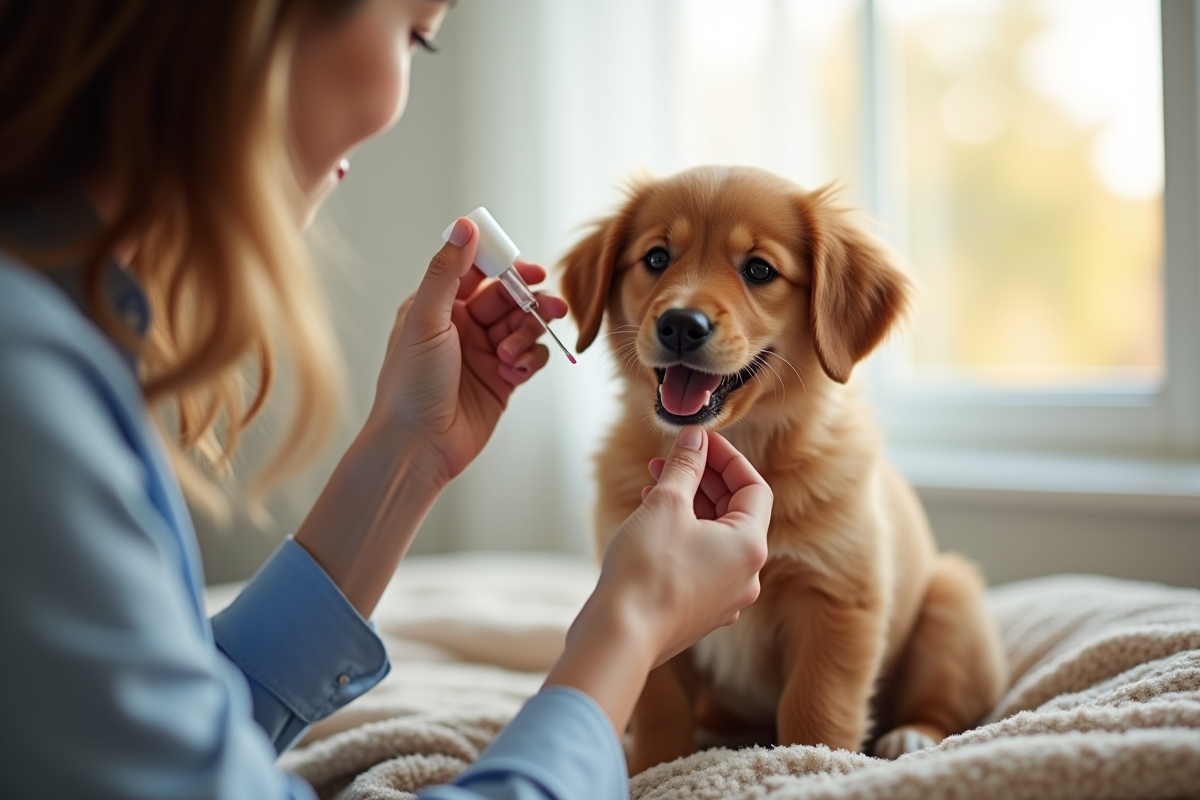 chiot vermifuge
