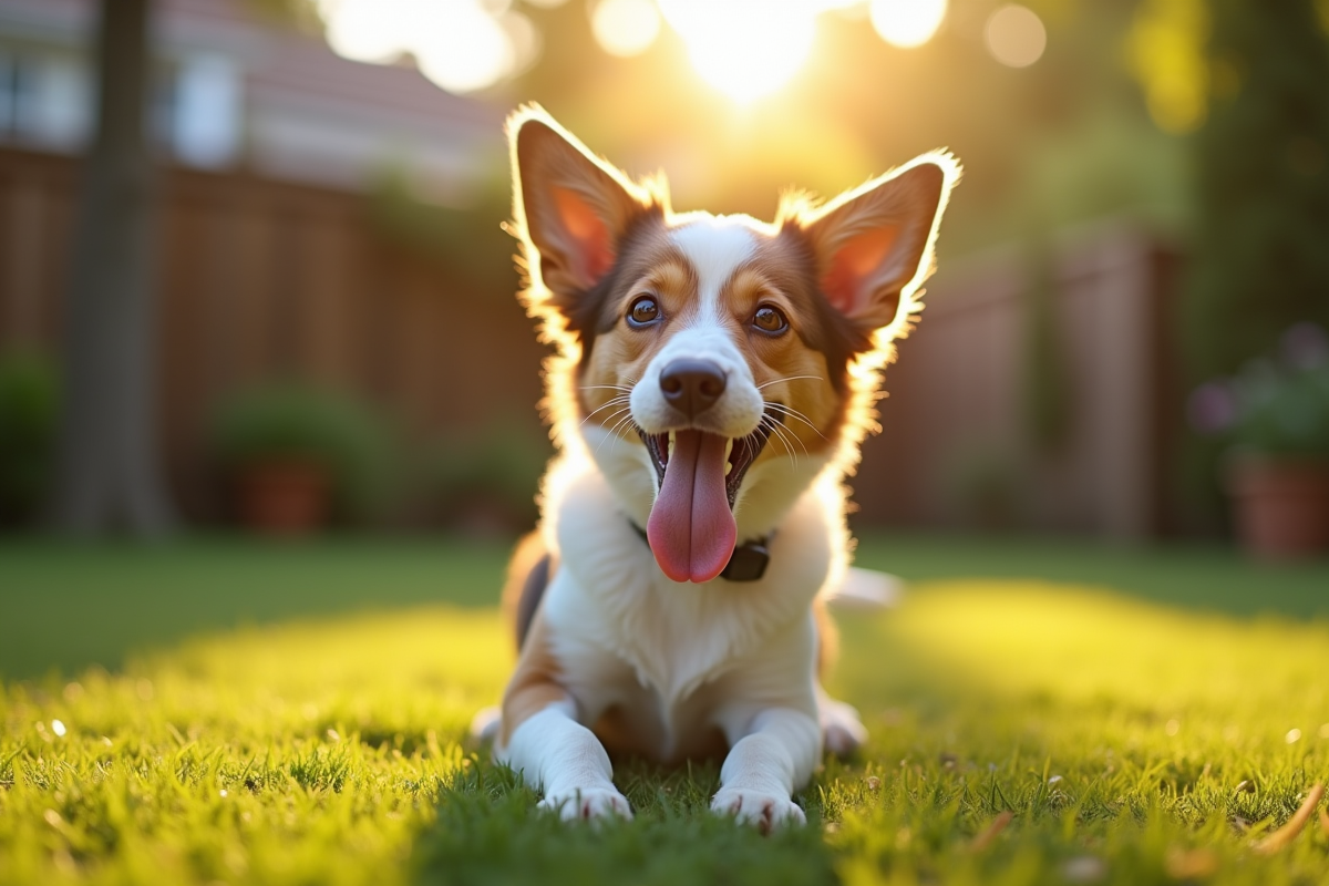chien herbe