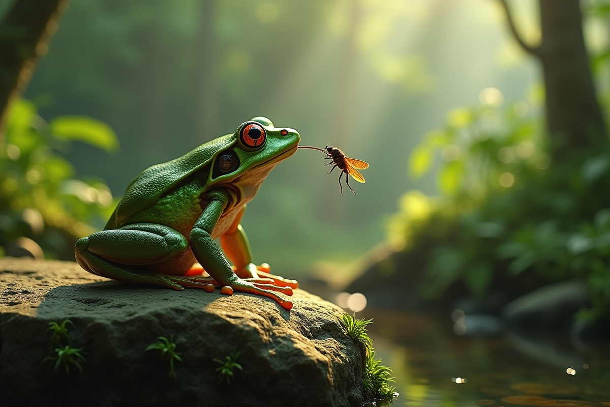 grenouille nourriture